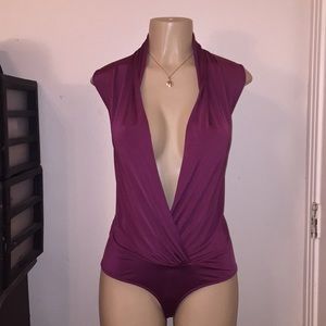 Shinestar | Plunging Deep V Neck Top